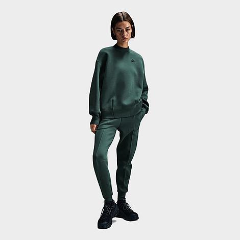Womens Nike Sportswear Tech Fleece Oversized Crewneck Sweatshirt Product Image
