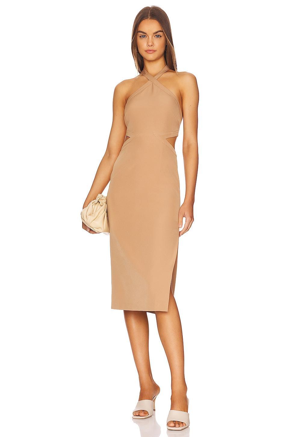 Amara Halter Midi Dress Bardot Product Image