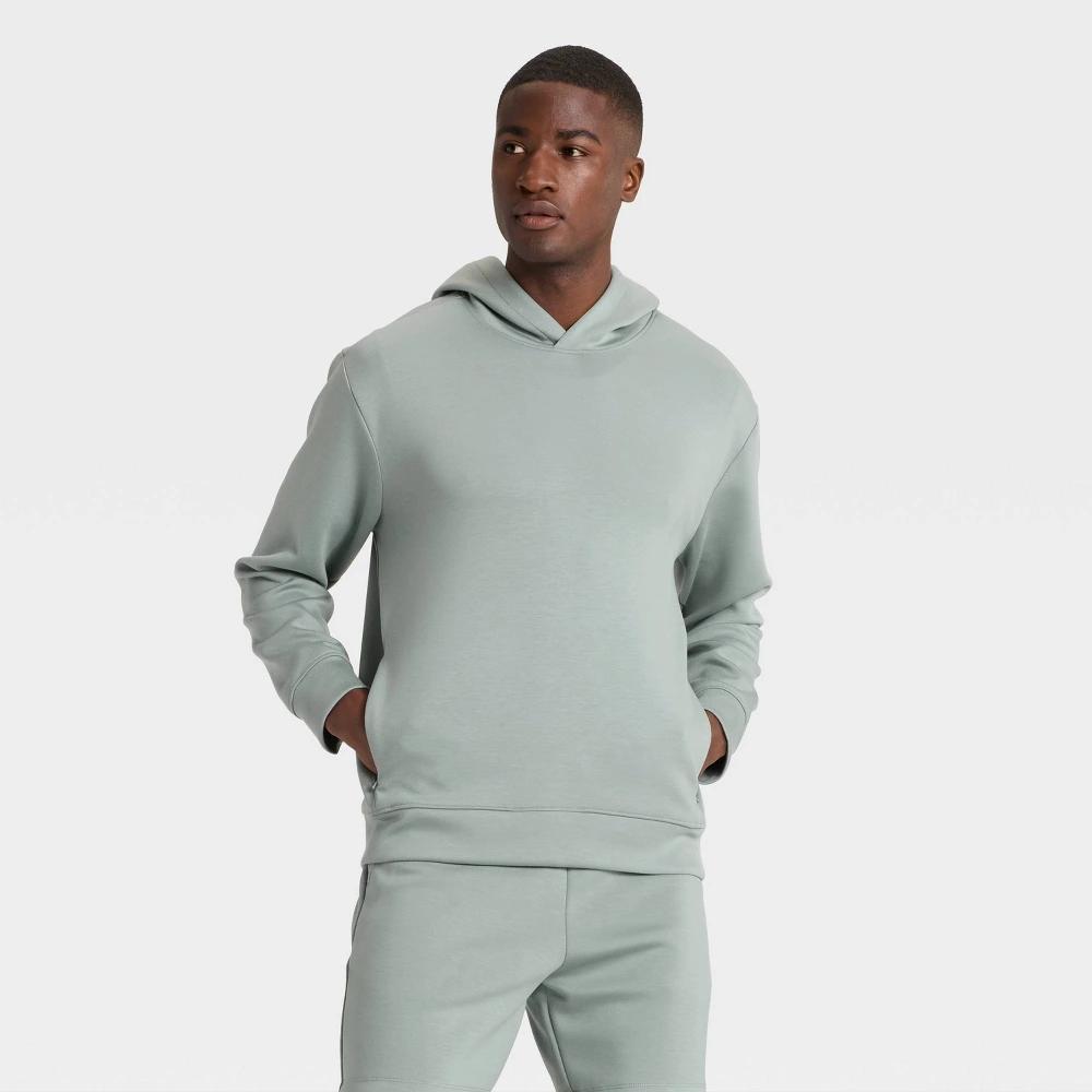 Men's Spacer Hoodie Sweatshirt - All In Motion™ Leafy Green S Product Image