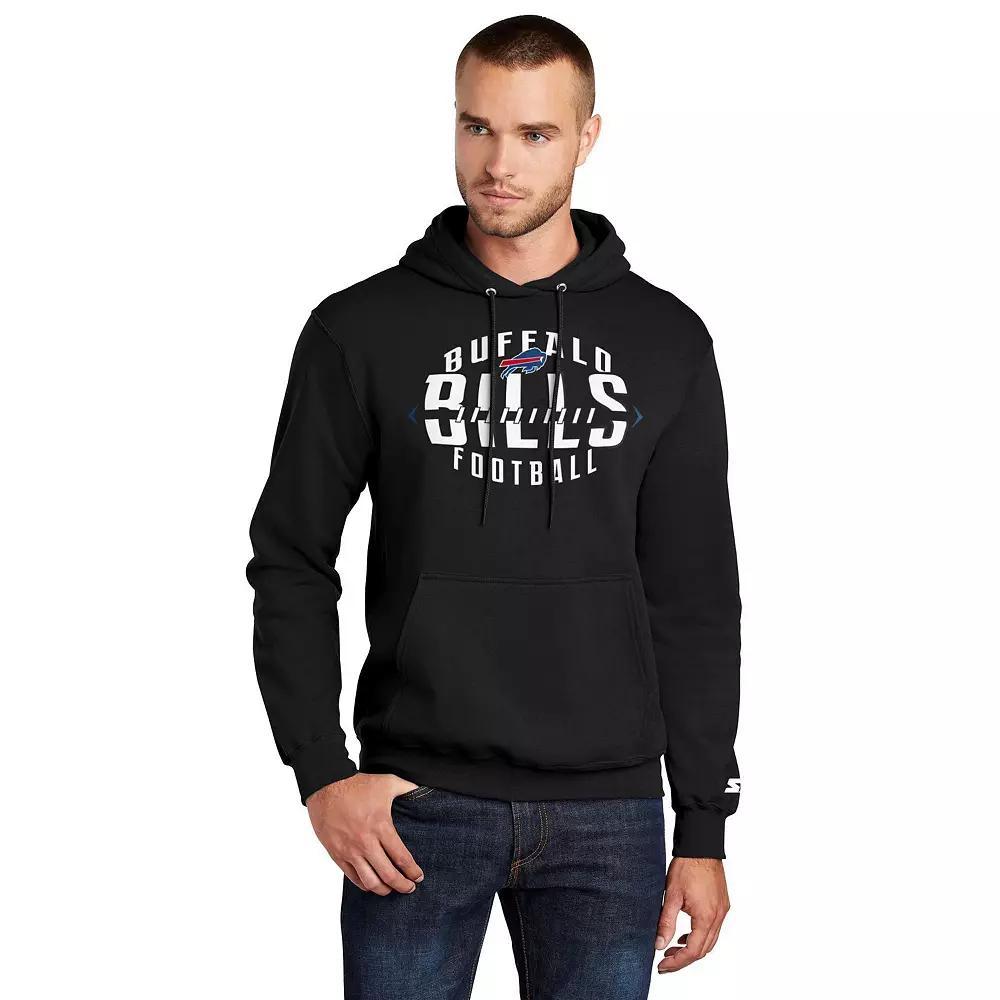 Men's Starter Black Kansas City Chiefs Football Pullover Hoodie,  Product Image