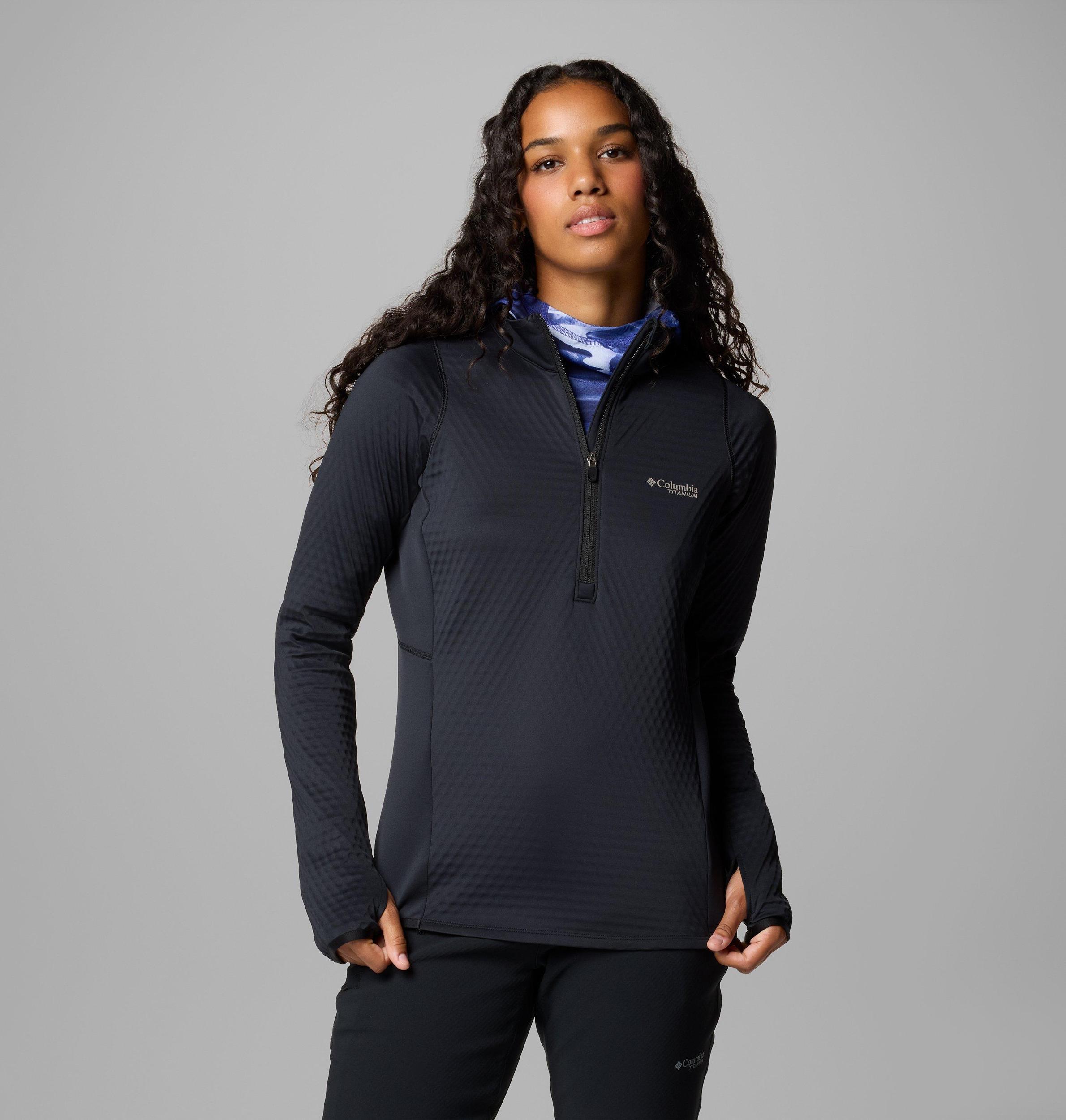Columbia Womens Crystal Leaf Omni-Heat Helix Half Zip Pullover- Product Image