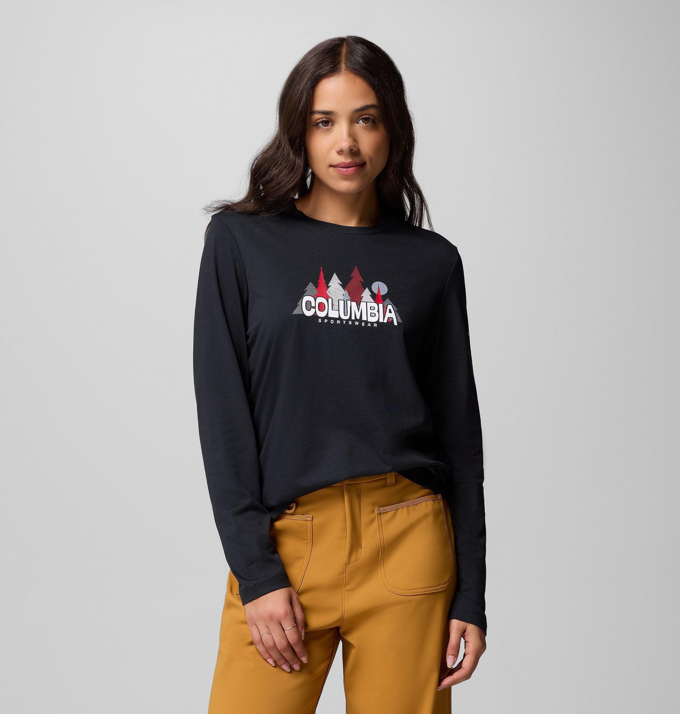 Columbia Womens Ruby Springs Graphic Long Sleeve T-Shirt- Product Image