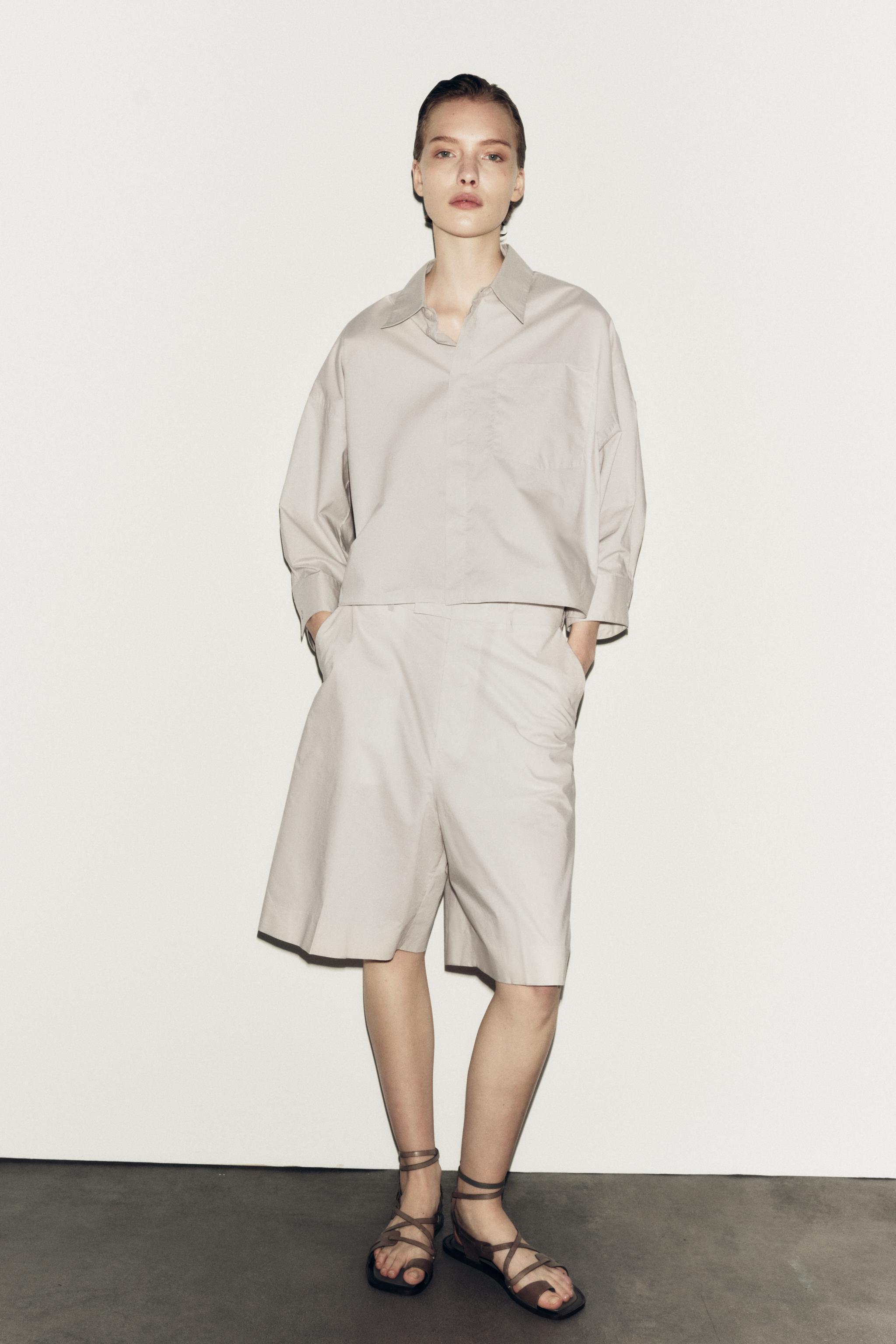 CROPPED POPLIN SHIRT LIMITED EDITION Product Image