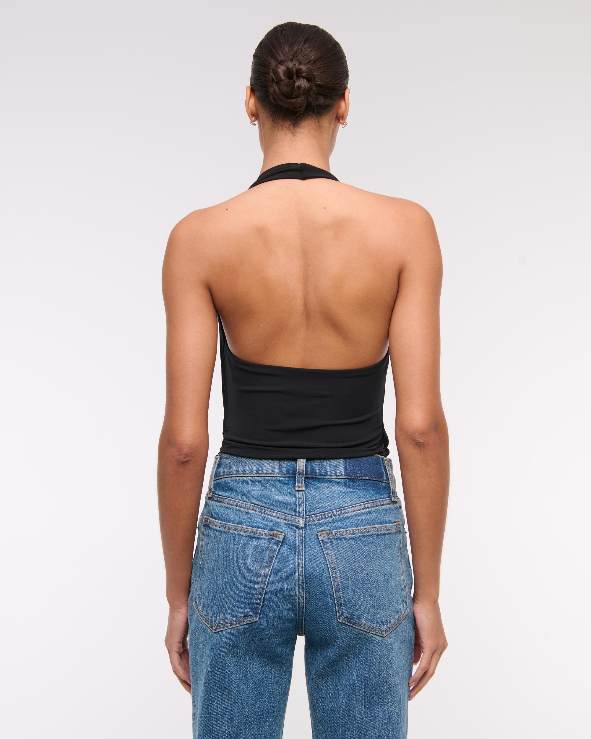 Draped Plunge Bodysuit Product Image