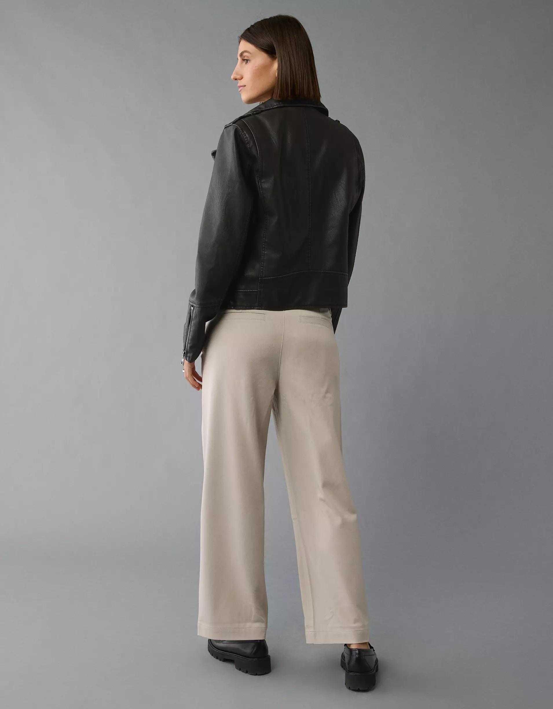 AE Stretch High-Waisted Stovepipe Ankle Trouser Product Image