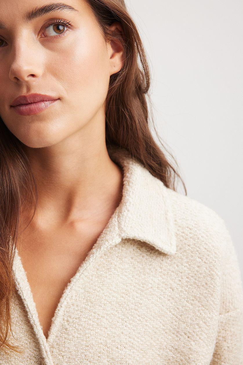 Structured Collar Sweater Product Image