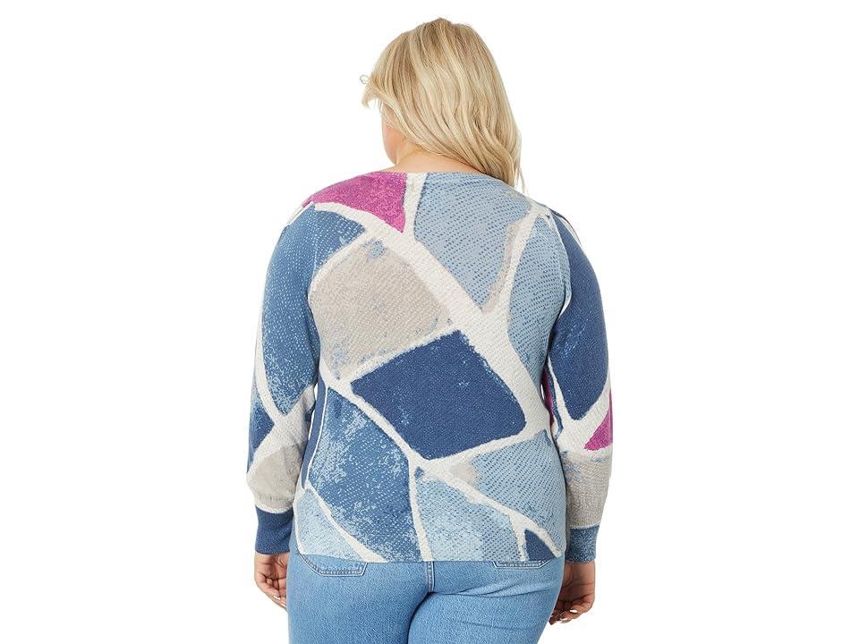 Womens Printed Tiles Sweater Product Image