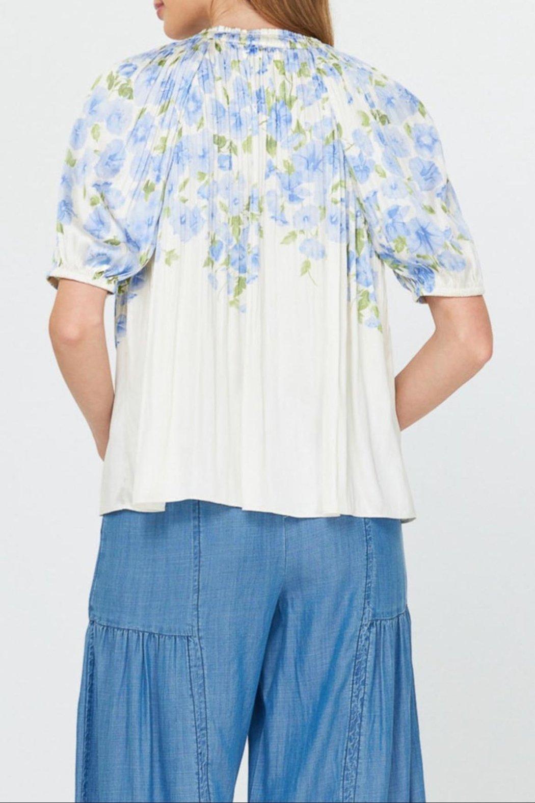 Half Pleated Blouse Product Image