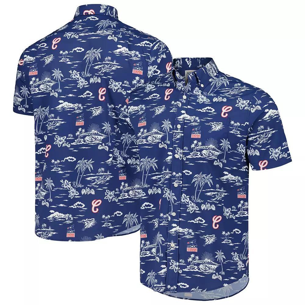 Men's Reyn Spooner Navy Chicago White Sox Kekai Button-Down Shirt,  Product Image