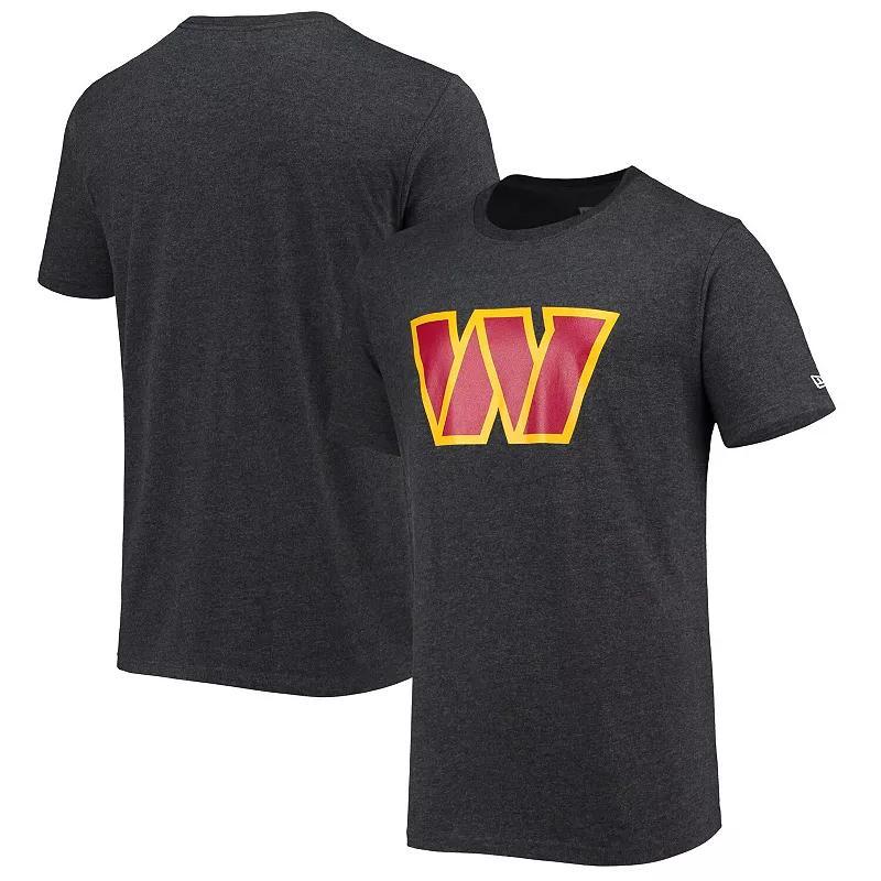 Mens New Era Heathered Black Washington Commanders Training Collection T-Shirt Product Image