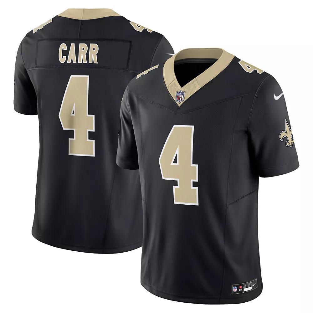 Men's Nike Derek Carr Black New Orleans Saints Vapor F.U.S.E. Limited Jersey, Size: XL Product Image