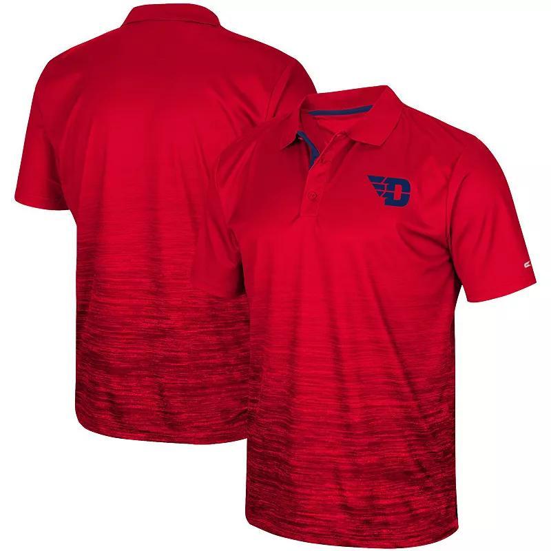 Men's Colosseum Red Dayton Flyers Marshall Polo, Size: Medium, Day Red Product Image