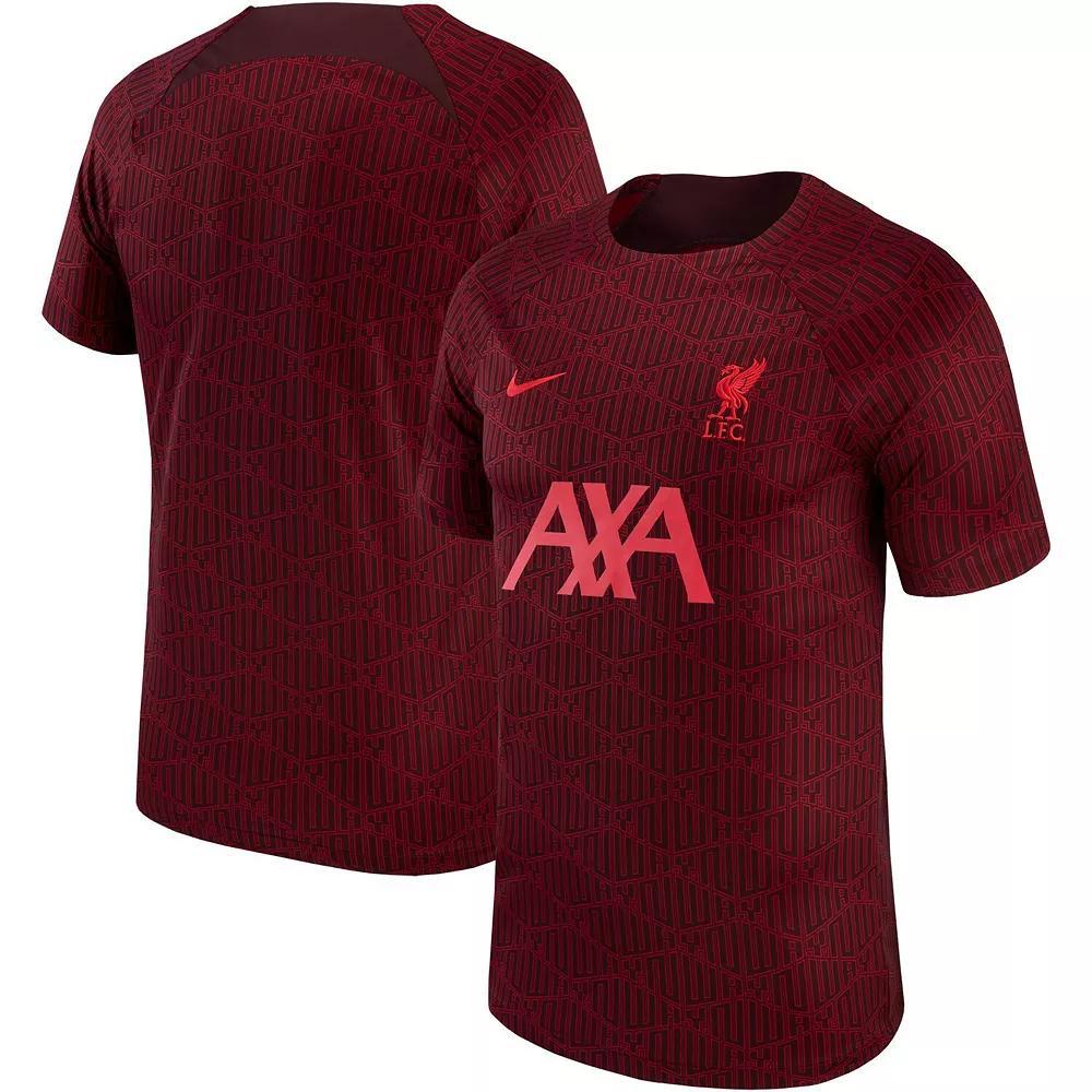 Men's Nike Burgundy Liverpool 2022/23 Pre-Match Top, Size: Small, Lvp Med Re Product Image