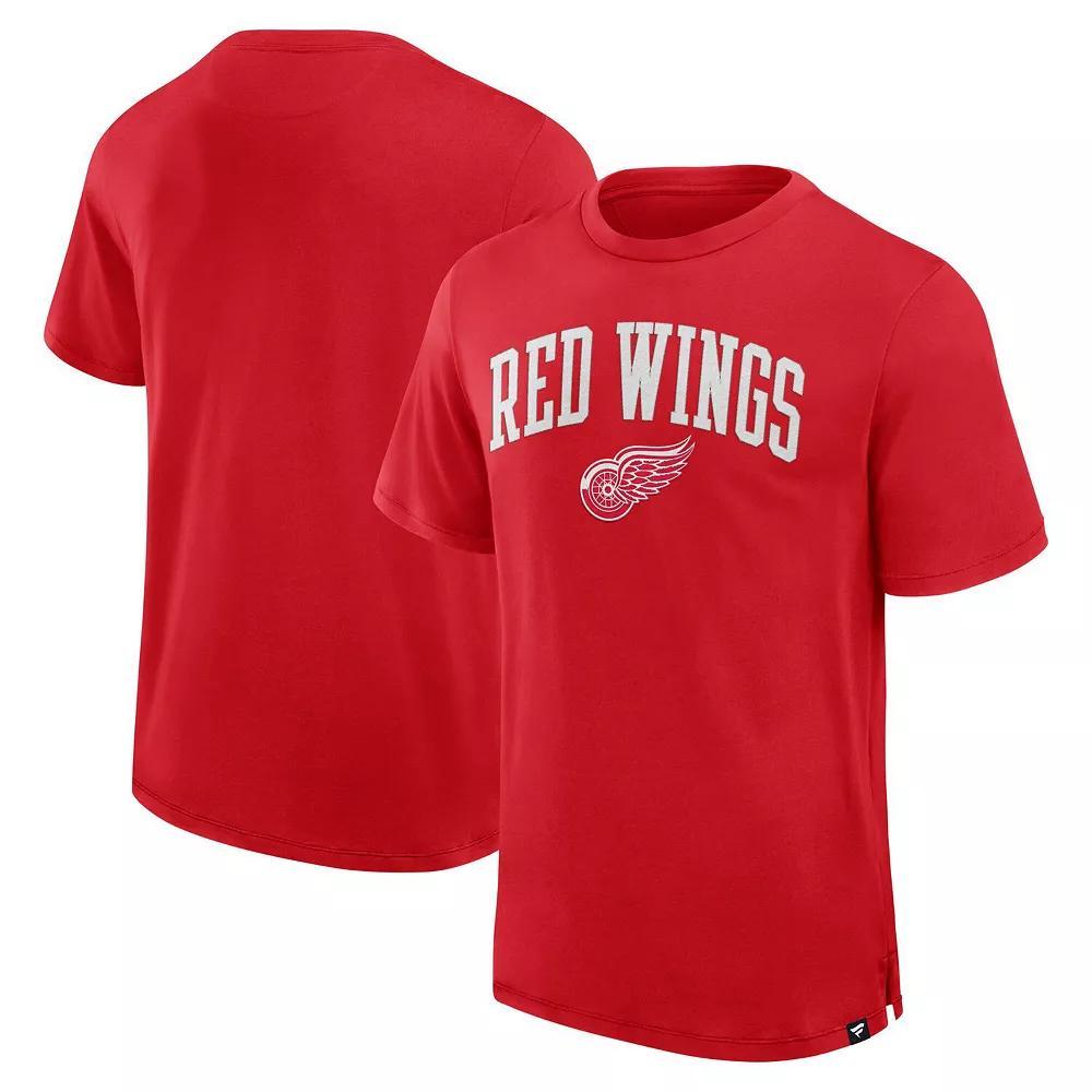 Men's Fanatics Gray Detroit Red Wings Decades Collection Made To Last T-Shirt,  Product Image