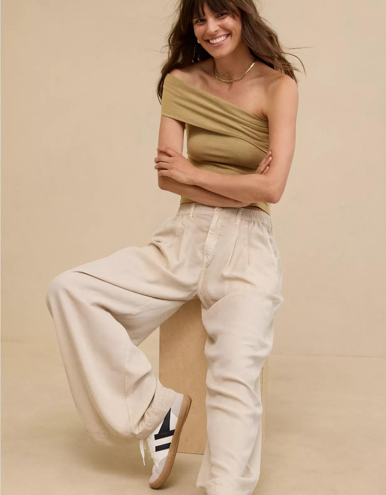 Aerie Chill Up Off The Shoulder Top Product Image