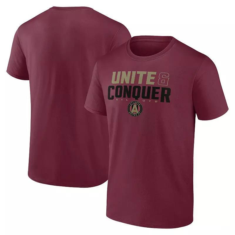 Mens Fanatics Branded Red Atlanta United FC Fundamentals T-Shirt Product Image