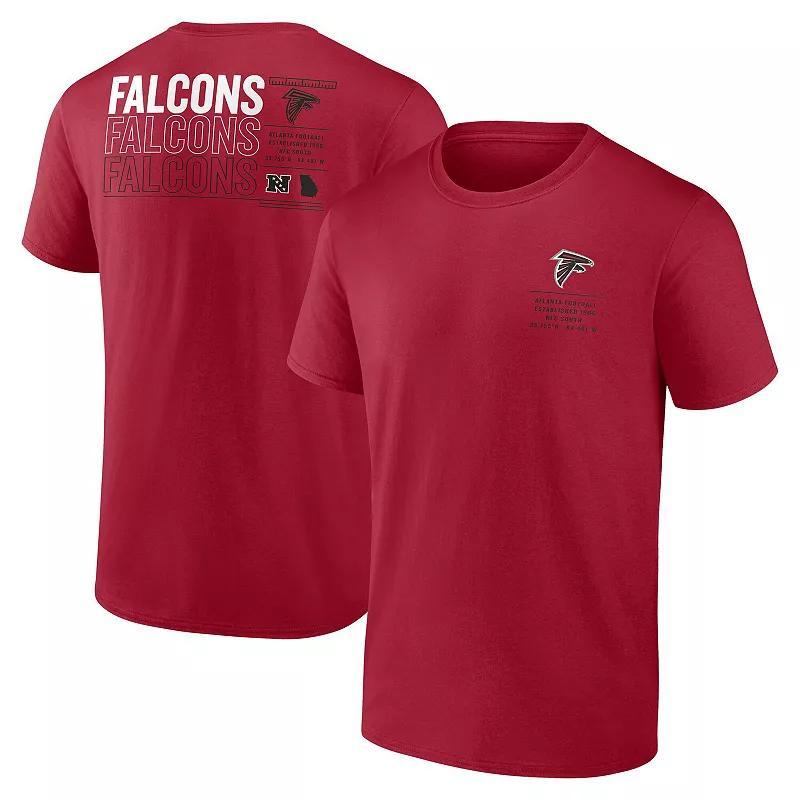 Men's Fanatics Red Atlanta Falcons Repeat Stats T-Shirt, Size: XL Product Image