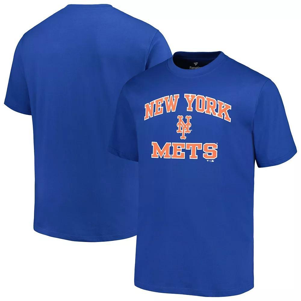 Men's Profile Royal New York Mets Big & Tall Heart & Soul T-Shirt,  Product Image