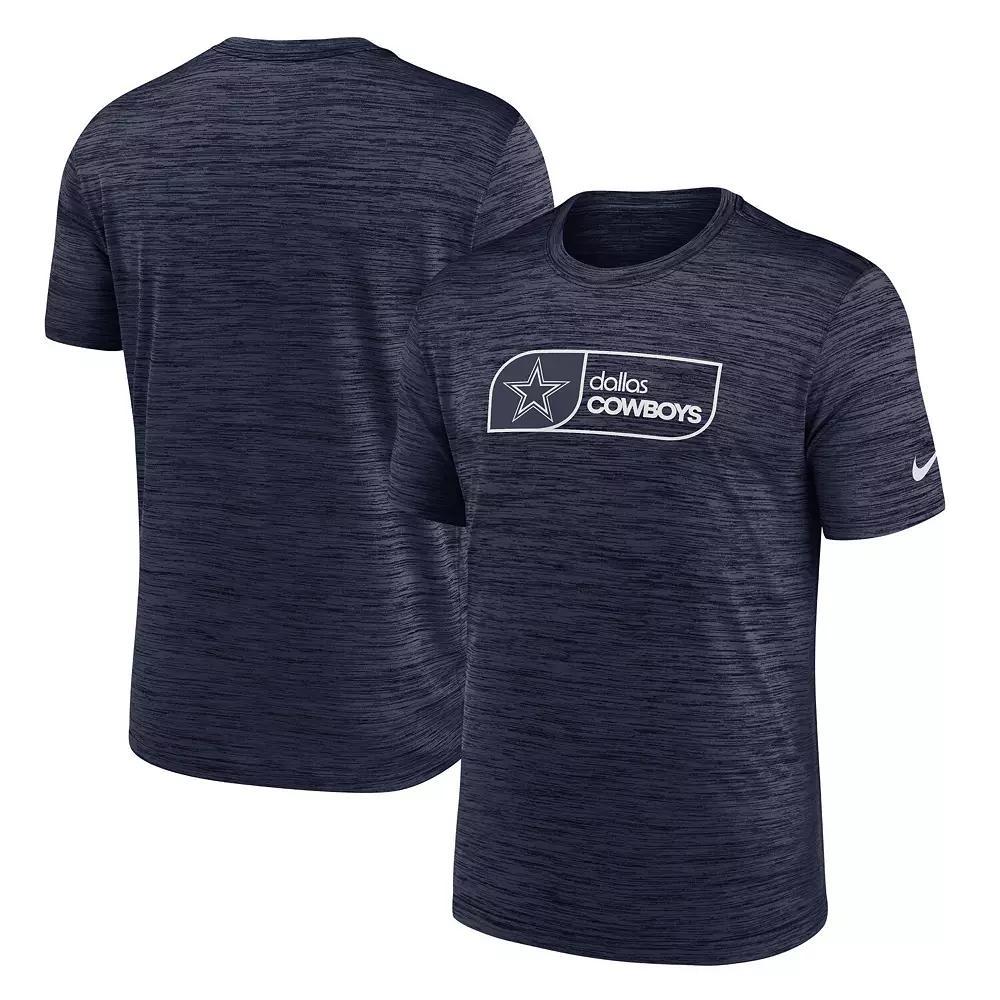 Men's Nike Navy Dallas Cowboys Big & Tall Velocity T-Shirt, Size: 3XLT, Blue Product Image
