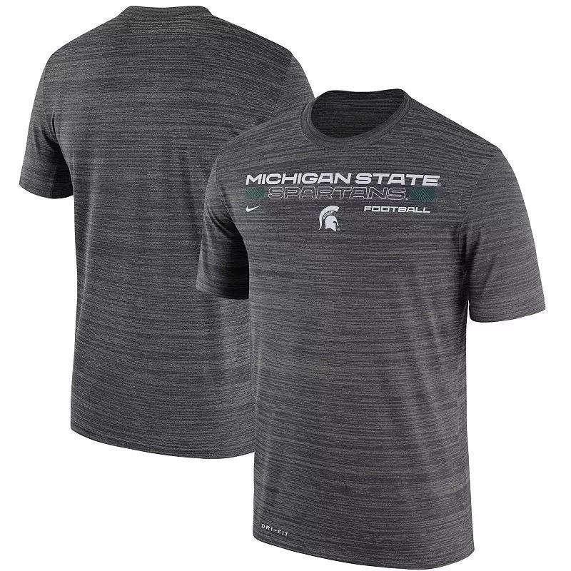 Men's Nike Charcoal Michigan State Spartans Velocity Legend Performance T-Shirt,  Product Image
