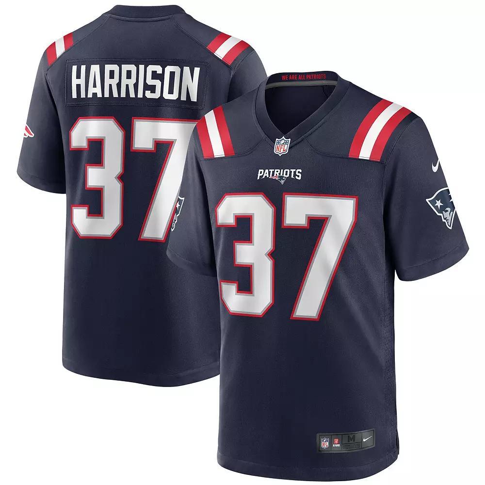 Men's Nike Rodney Harrison Navy New England Patriots Game Retired Player Jersey,  Product Image