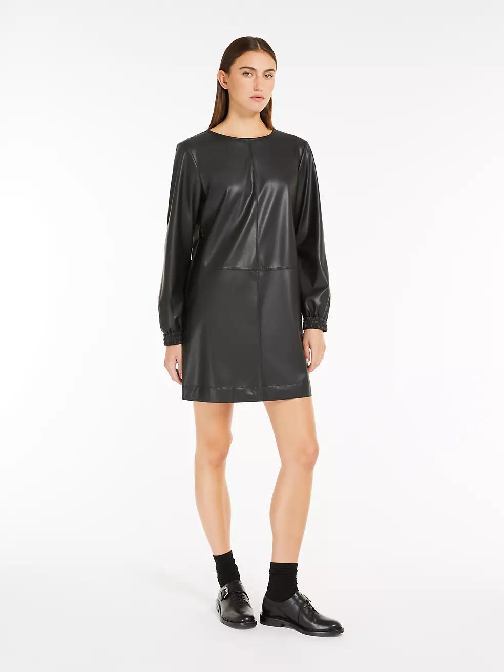 Pepe Faux-Leather Minidress Product Image