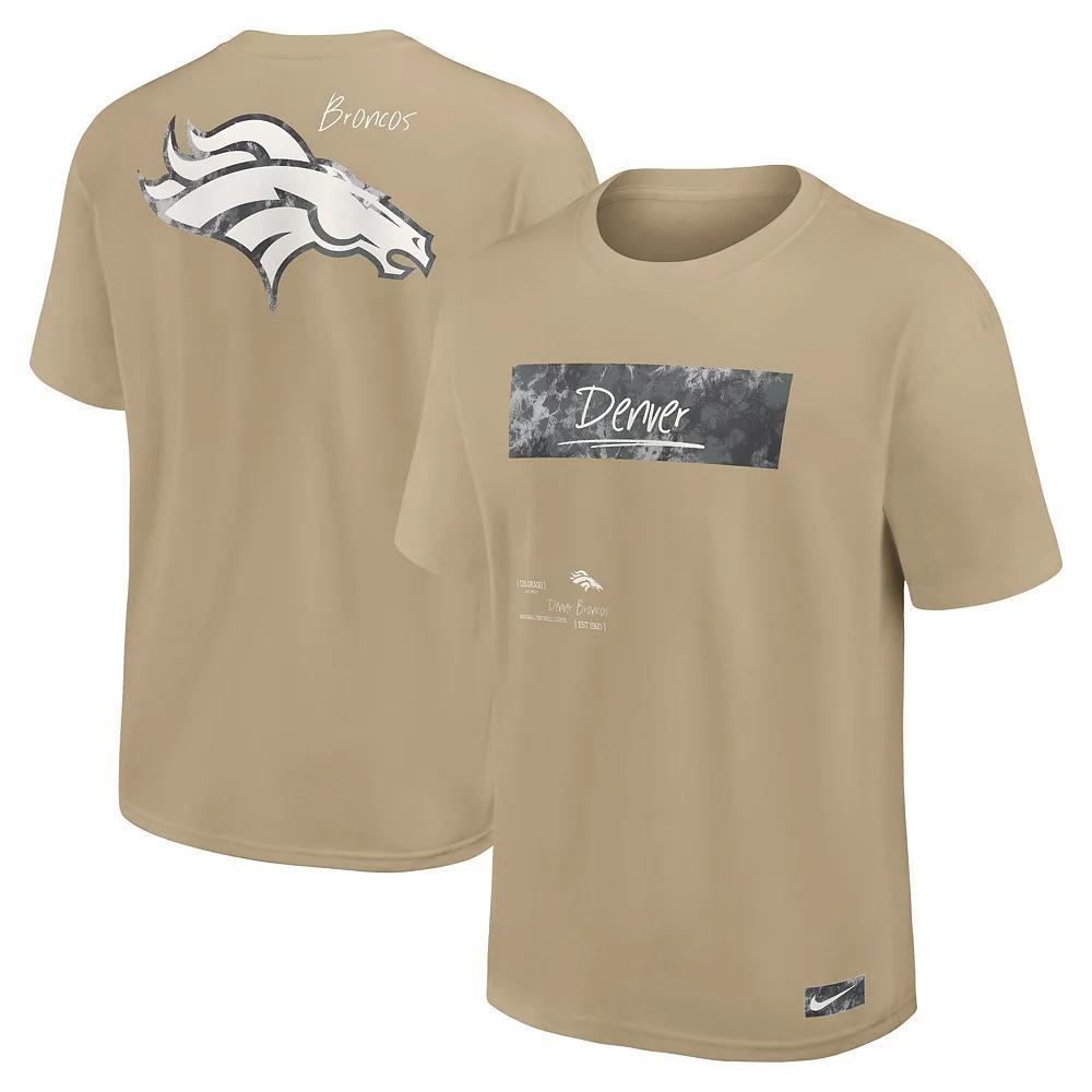 Men's Nike Tan Denver Broncos Statement Max90 T-Shirt, Size: Large, Team Product Image