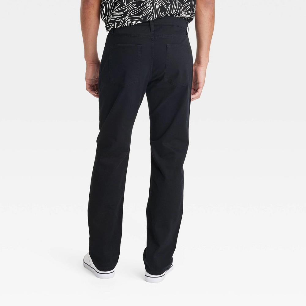 Mens Slim Five Pocket Pants - Goodfellow & Co Black 32x34 Product Image