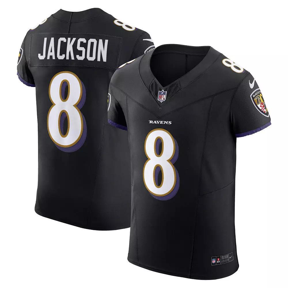 Lamar Jackson Baltimore Ravens Nike Mens Dri-FIT NFL Elite Football Jersey | 58NMBLEA8GF-3Y0 Product Image