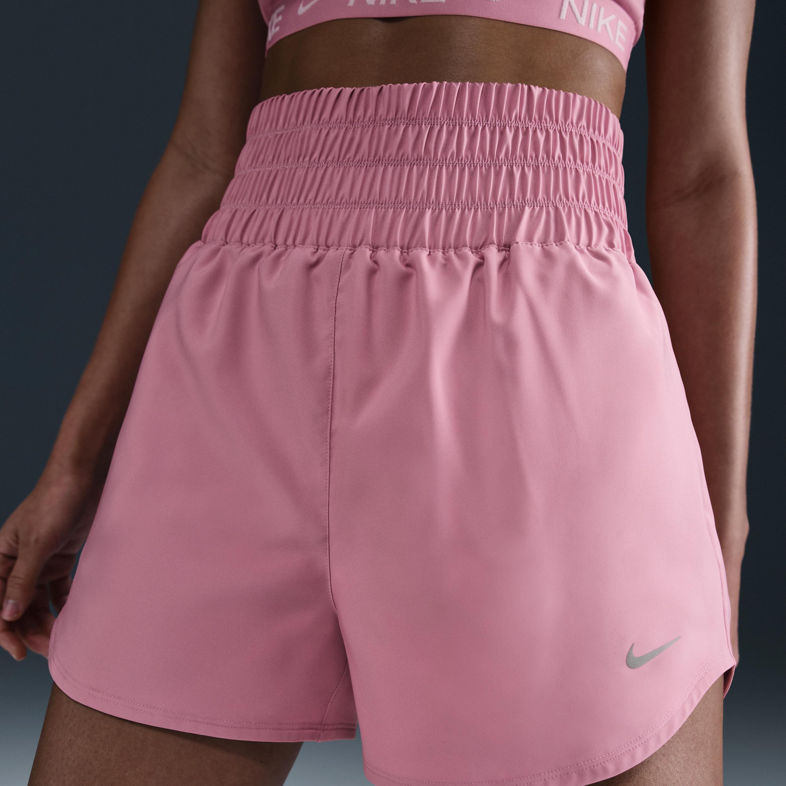 Nike Women's One Dri-FIT Ultra High-Waisted 3" Brief-Lined Shorts Product Image