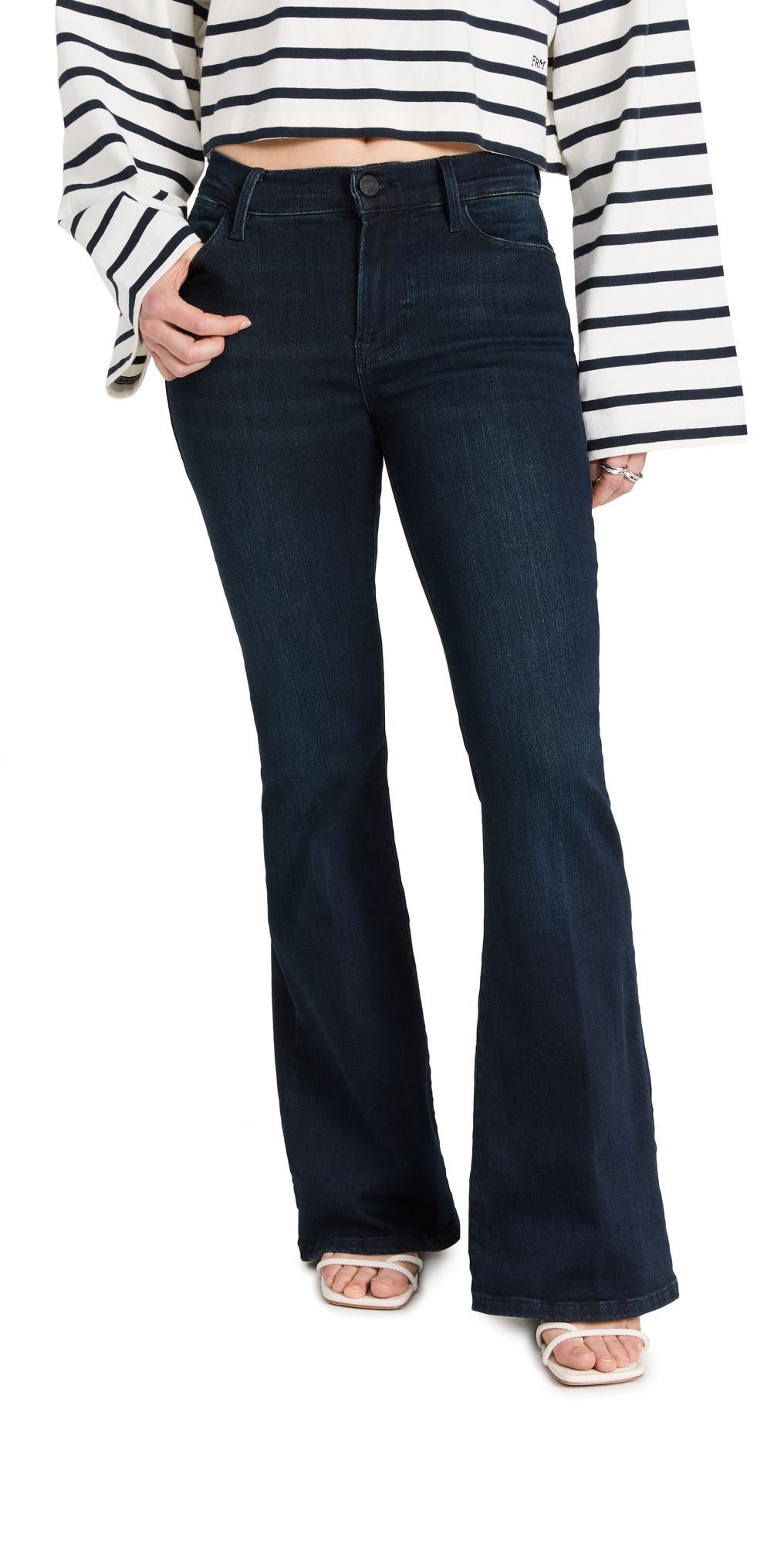 FRAME Le Pixie Petite High Flare Jeans Porter 32 Product Image