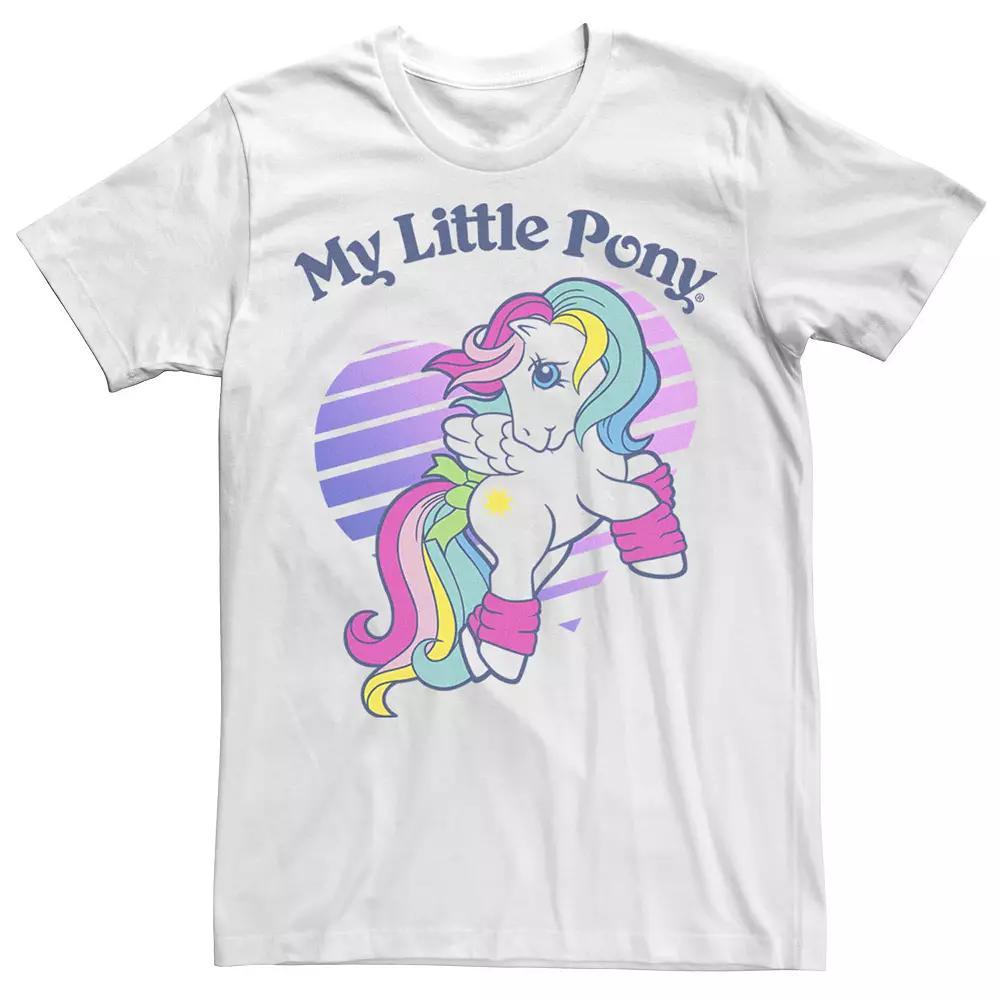 Men's My Little Pony Pegasus Striped Heart Portrait Tee,  Product Image
