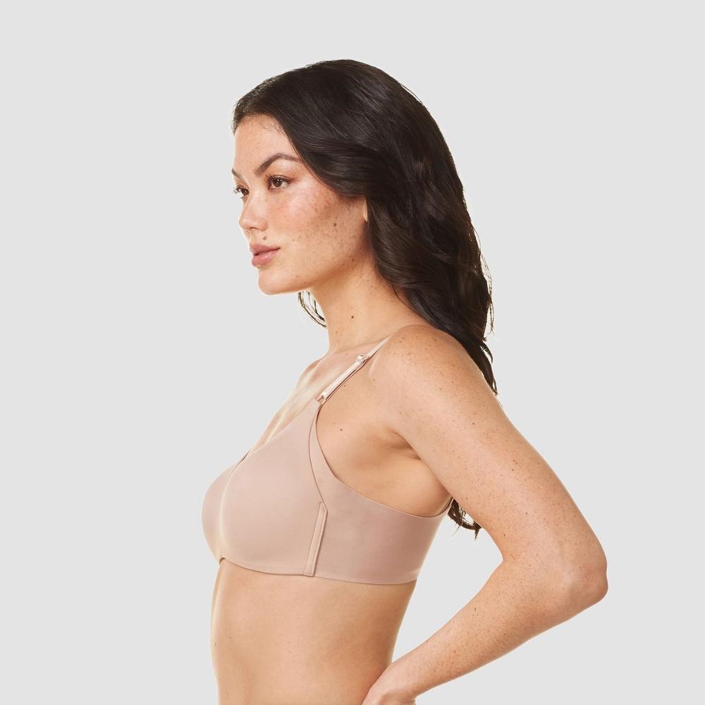 Simply Perfect by Warners Womens Underarm Smoothing Wire-Free Bra RM0561T - 34B Toasted Almond Product Image