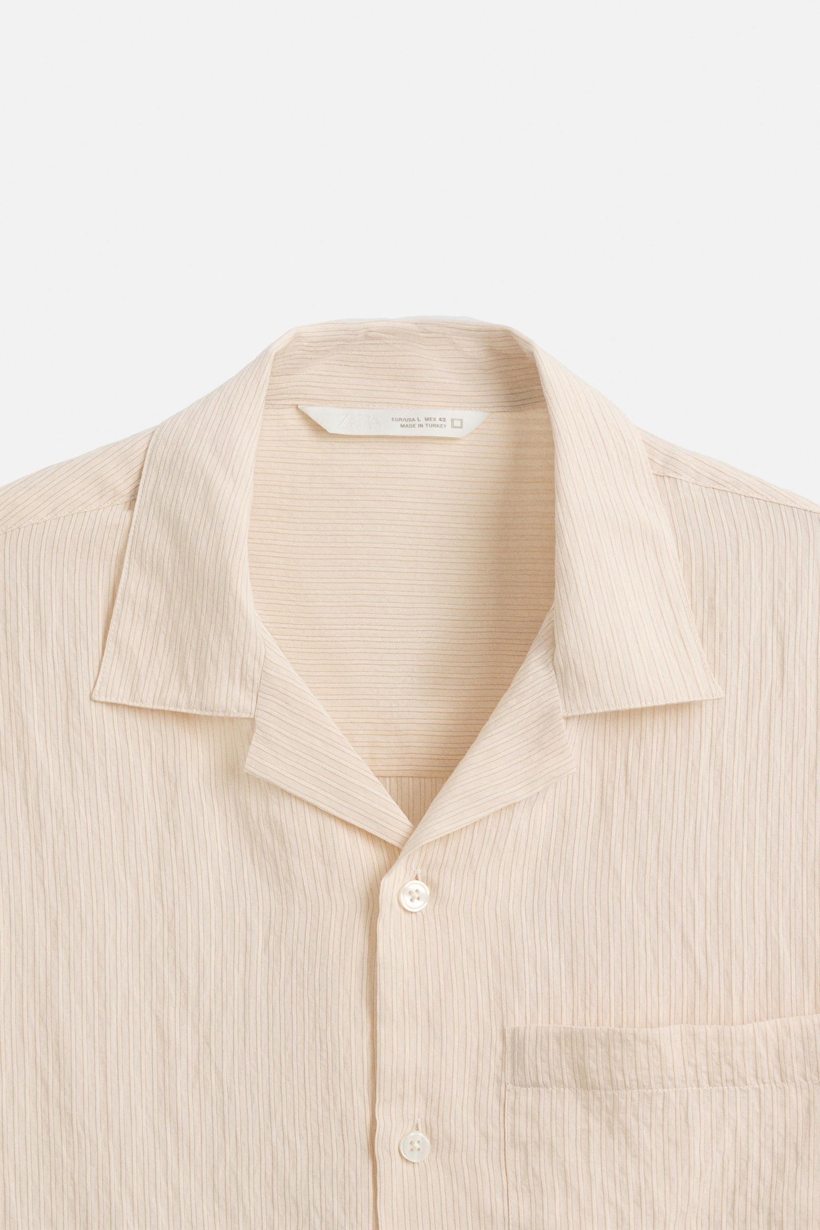 TEXTURED STRIPED SHIRT Product Image