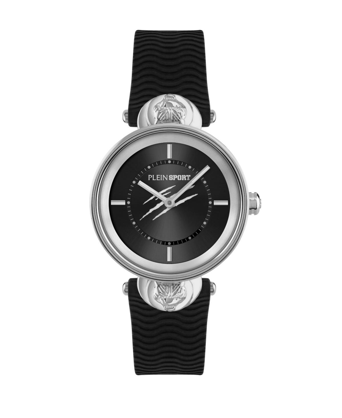 Philipp Plein Womens Supernova Analog Black Silicone Strap Watch Product Image