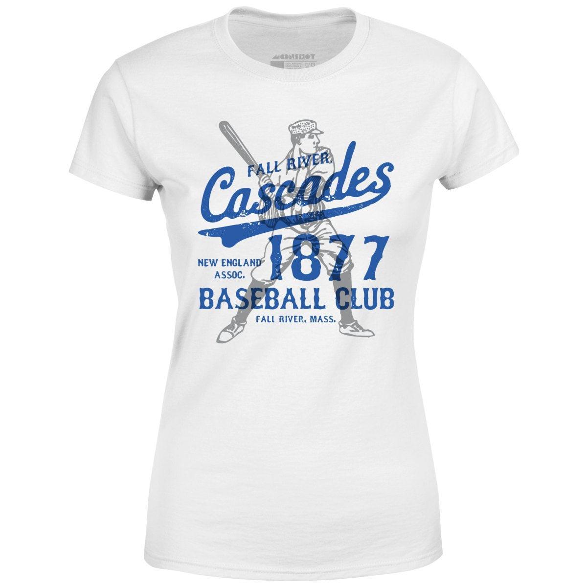 Fall River Cascades - Massachusetts - Vintage Defunct Baseball Teams - Women's T-Shirt Female Product Image