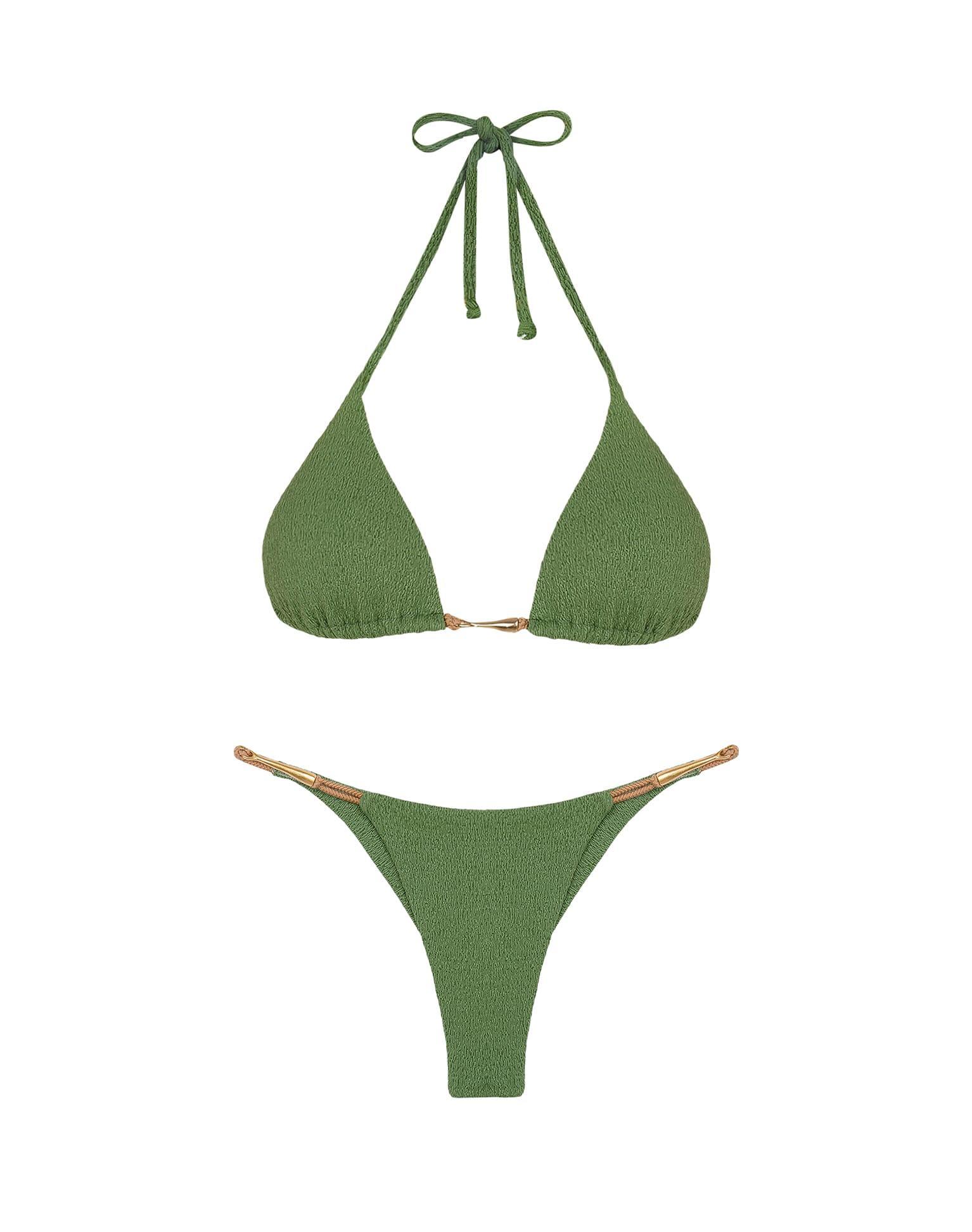 Firenze Mandy Tri Top - Aloe Product Image