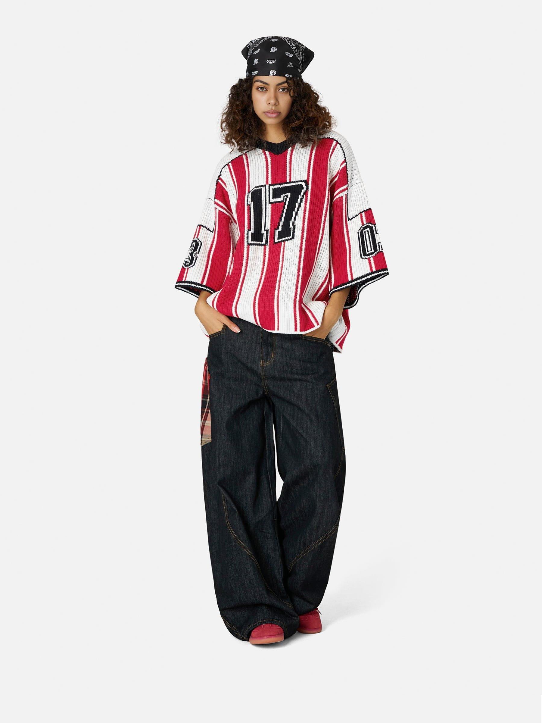 Aelfric Eden 17 Stripe Football  Knit Product Image