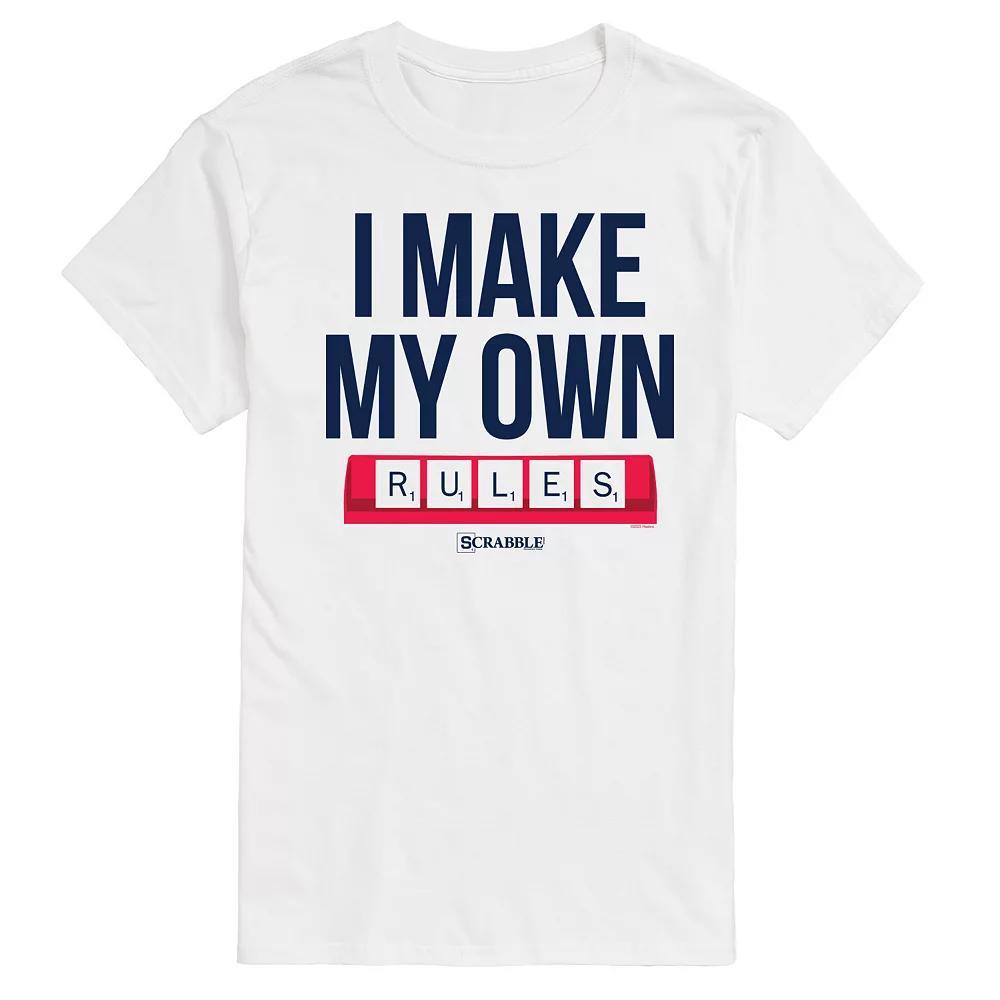 Men's Scrabble I Make My Own Rules Graphic Tee by Hasbro,  Product Image