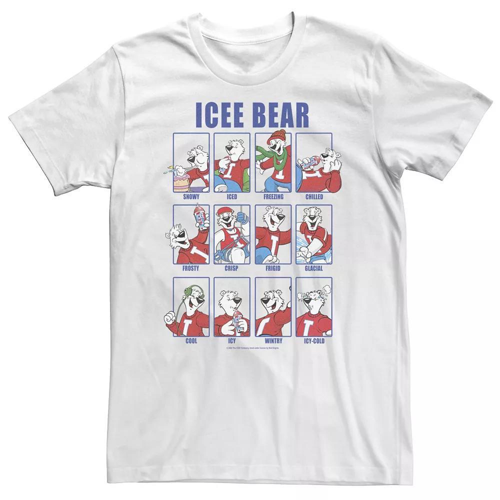 Big & Tall ICEE Bear Emotions Portrait Panels Tee, Men's,  Product Image