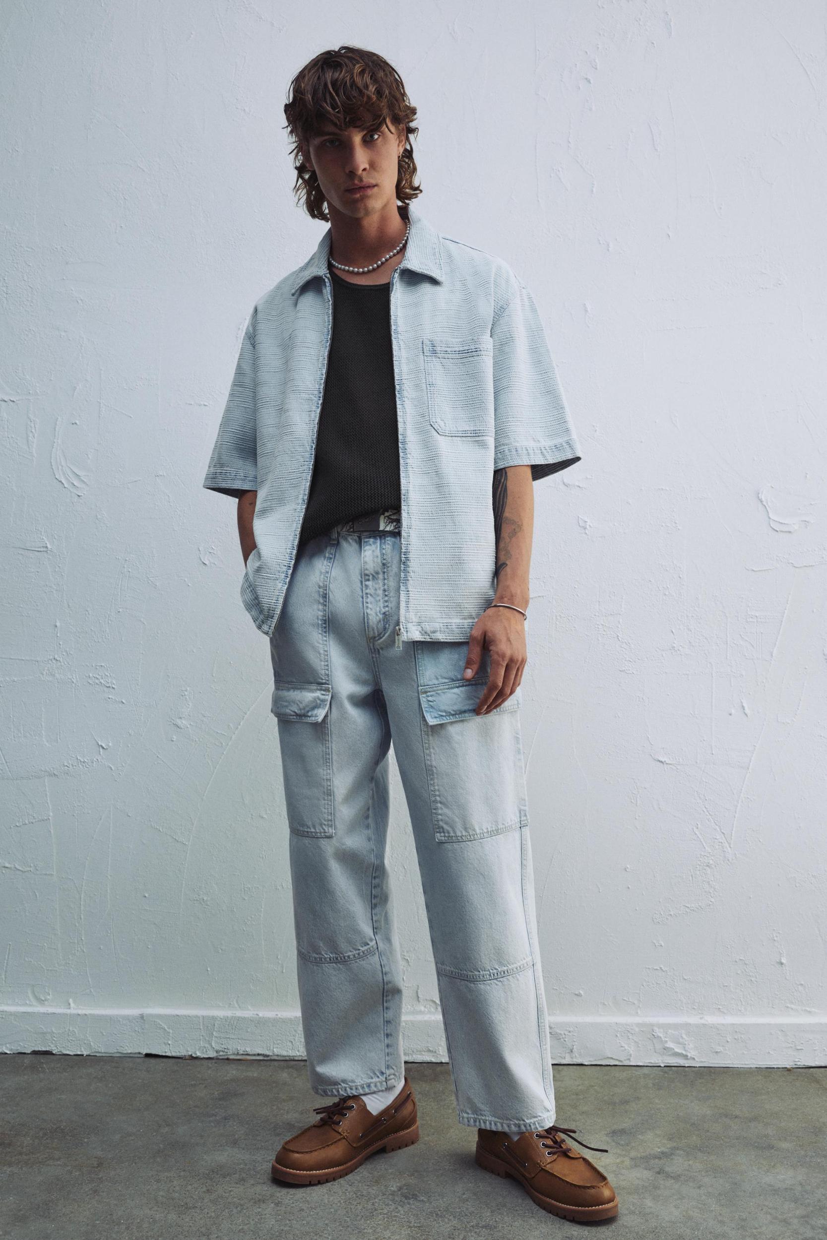Baggy cargo jeans Product Image