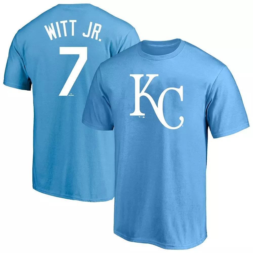 Men's Profile Bobby Witt Jr. Royal Kansas City Royals Big & Tall Player Name & Number T-Shirt,  Product Image