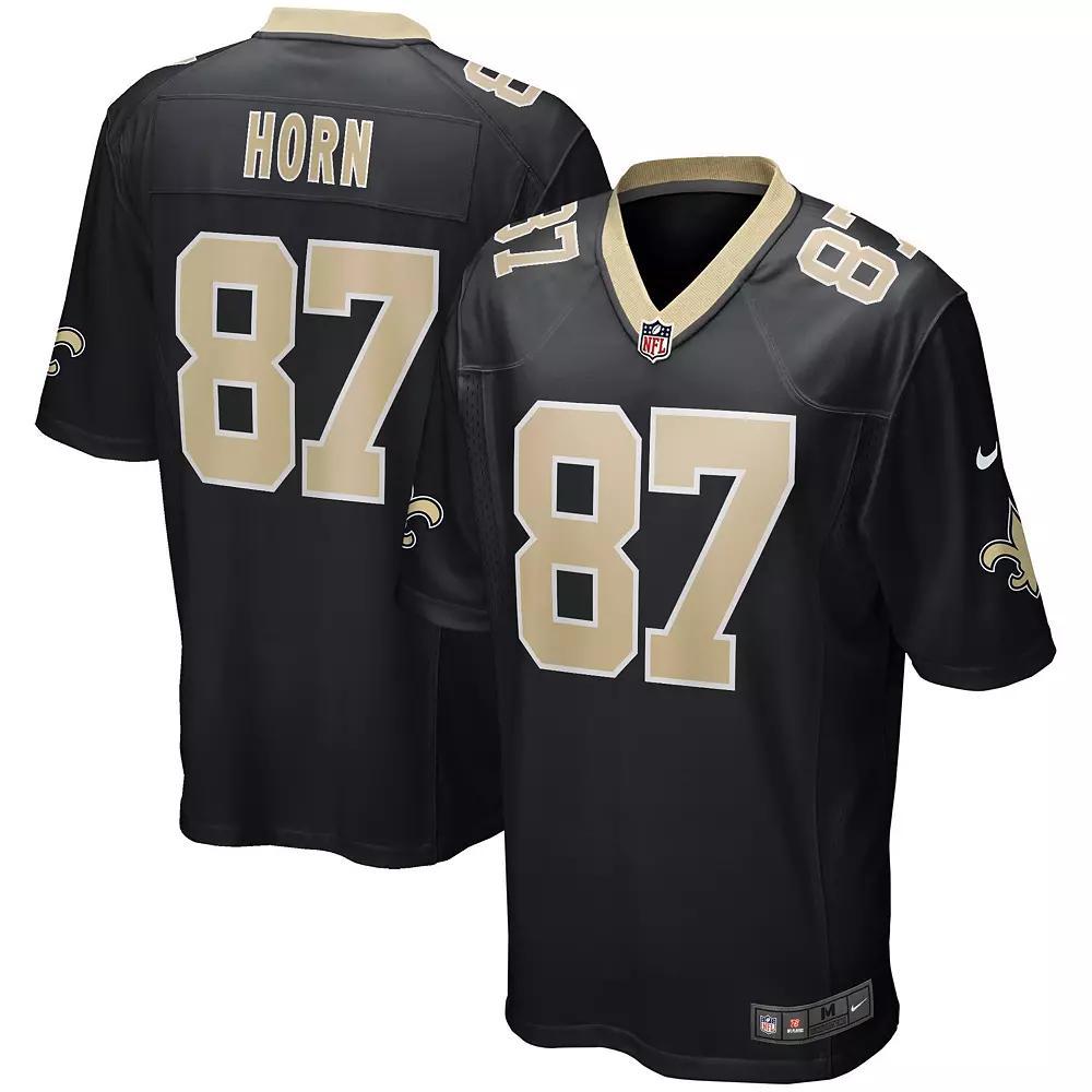 Men's Nike Joe Horn Black New Orleans Saints Game Retired Player Jersey,  Product Image