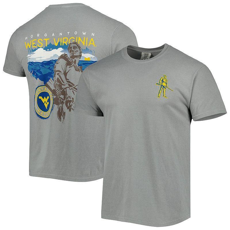 Men's Gray West Virginia Mountaineers Hyperlocal T-Shirt, Size: 2XL, Grey Product Image