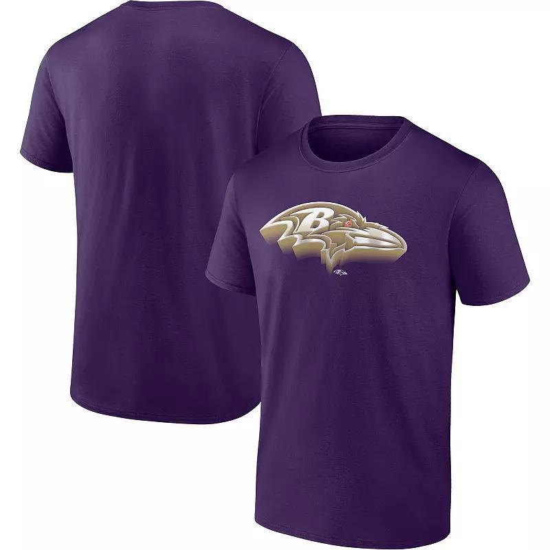 Mens Fanatics Baltimore Ravens Chrome Dimension T-Shirt Product Image