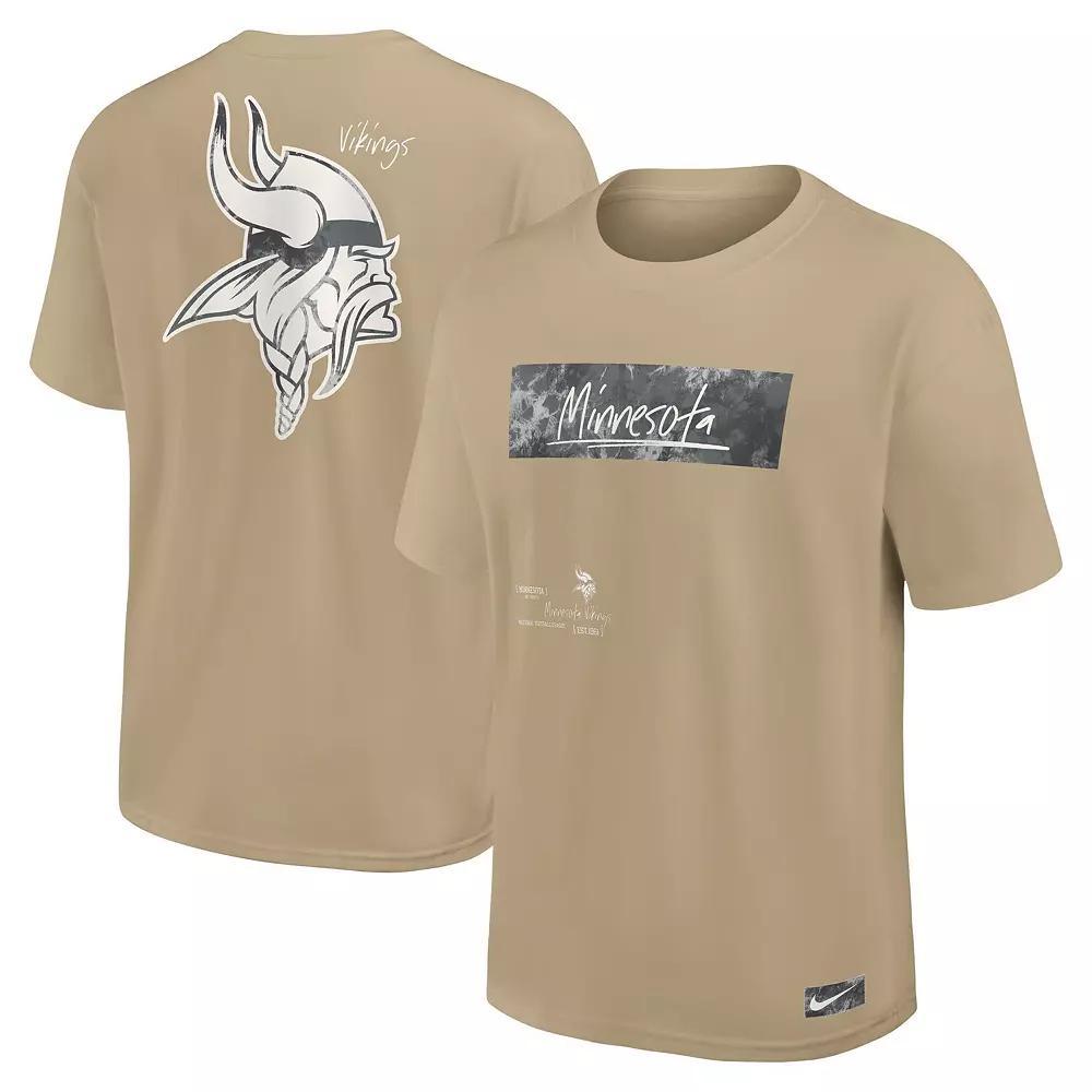 Men's Nike Tan Minnesota Vikings Statement Max90 T-Shirt, Size: 3XL, Team Product Image