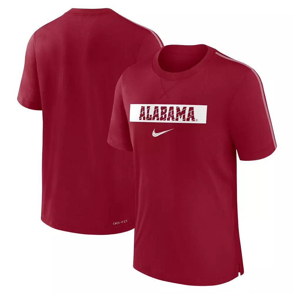 Men's Nike Red Georgia Bulldogs 2024/25 Sideline Player Performance Tri-Blend T-Shirt,  Product Image