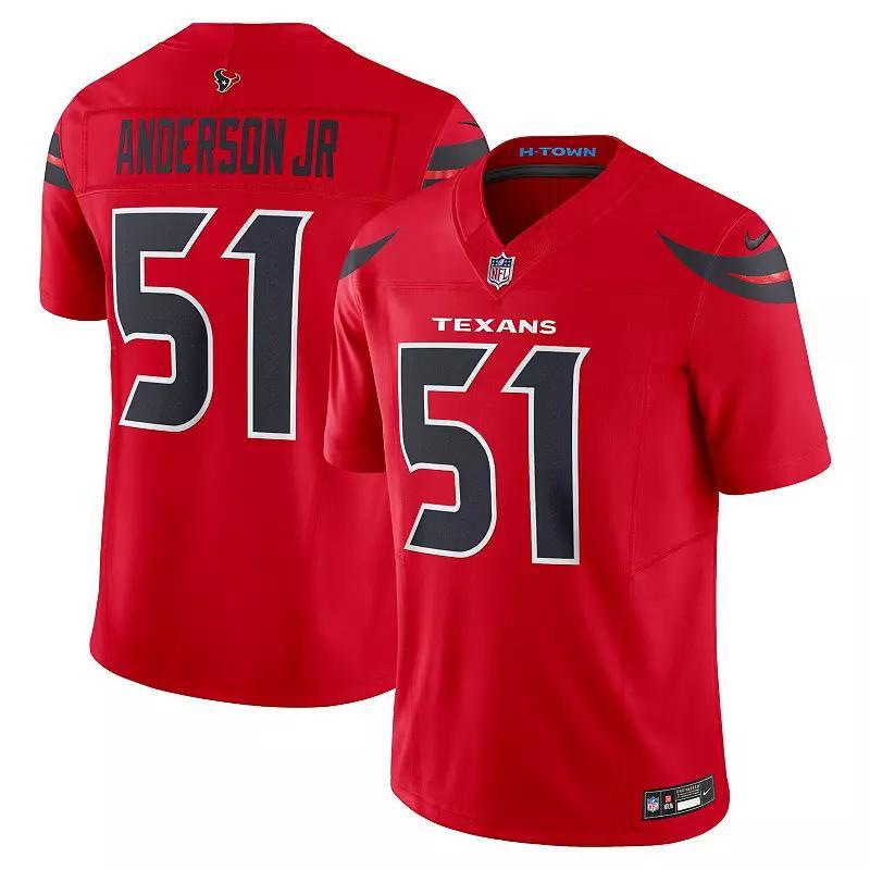 Men's Nike Will Anderson Jr. Red Houston Texans Alternate Vapor F.U.S.E. Limited Jersey, Size: XL Product Image