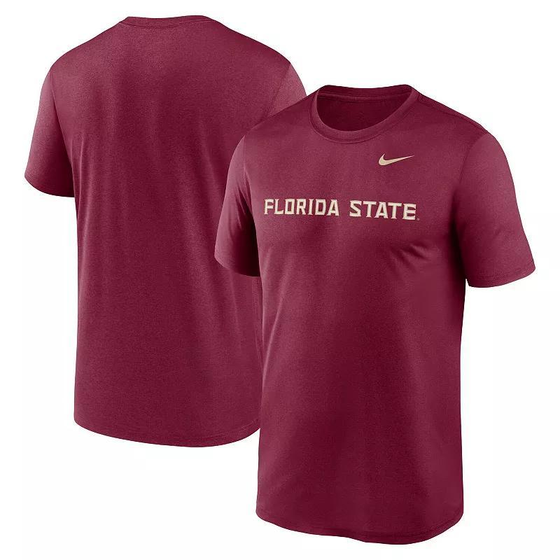 Men's Nike Garnet Florida State Seminoles Primetime Legend Wordmark T-Shirt, Size: XL, Red Product Image