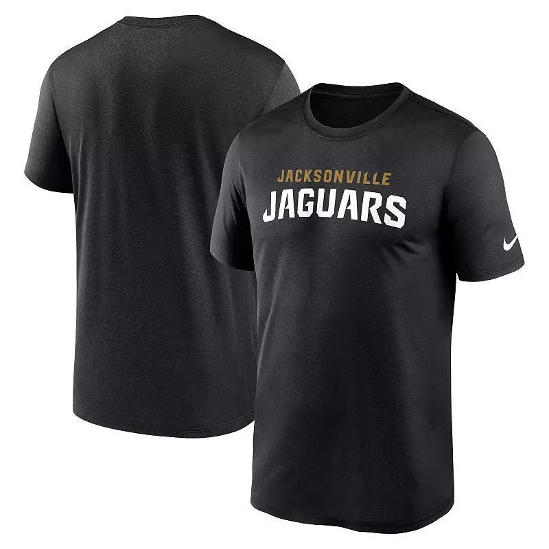 Men's Nike Black Jacksonville Jaguars Primetime Legend Wordmark Performance T-Shirt,  Product Image